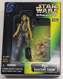 1998 Kenner Star Wars Power of the Force: Oola and Salacious Crumb Action Figures