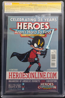 Spider-Gwen 1 Heroesonline Variant Graded CGC 9.8 Signed Latour, Renzi & Chiang