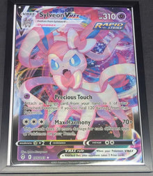 Framed Pokemon Lenticular Promotional Poster - Umbreon Vmax & Sylveon Vmax