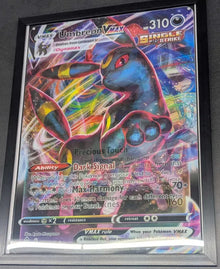 Framed Pokemon Lenticular Promotional Poster - Umbreon Vmax & Sylveon Vmax