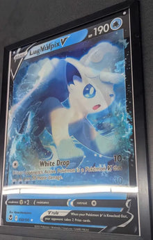 Framed Pokemon Lenticular Promotional Poster - Lugia V & Alolan Vulpix V