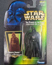 Star Wars POTF Darth Vader Action Figure with Lightsaber & Removable Cape