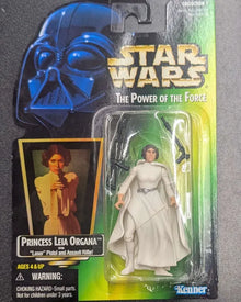Star Wars POTF Princess Leia Organa Action Figure with Laser Pistol and Assault Rifle
