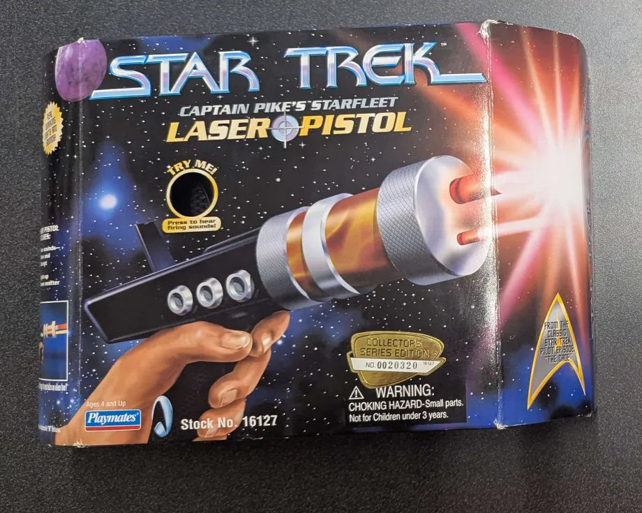 1997 Playmates Star Trek Captain Pike's Starfleet Laser Pistol (Used)