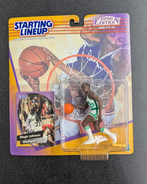 Starting Lineup 1998 Edition Magic Johnson Michigan State Toy Figure