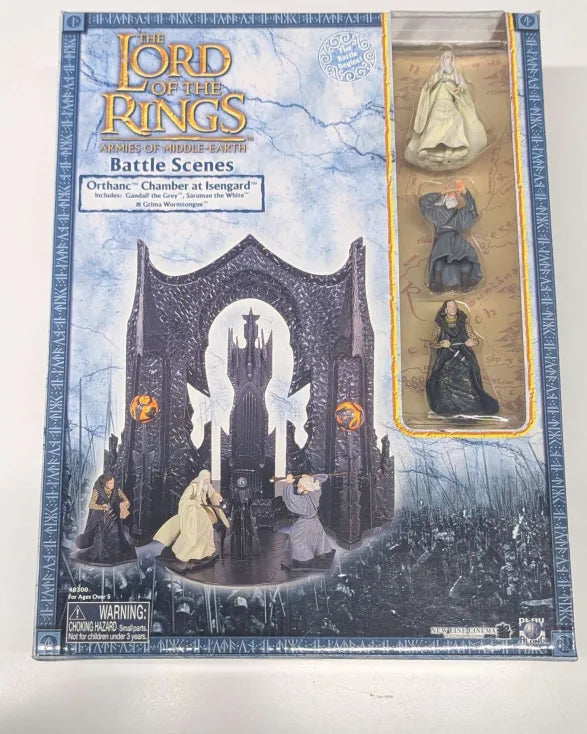 Play Along Toys The Lord of the Rings Armies of Middle-Earth Battle Scenes: Orthanc Chamber at Isengard