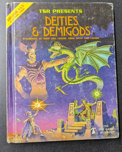 TSR Advanced Dungeons & Dragons Deities & Demigods Cyclopedia (First Printing)