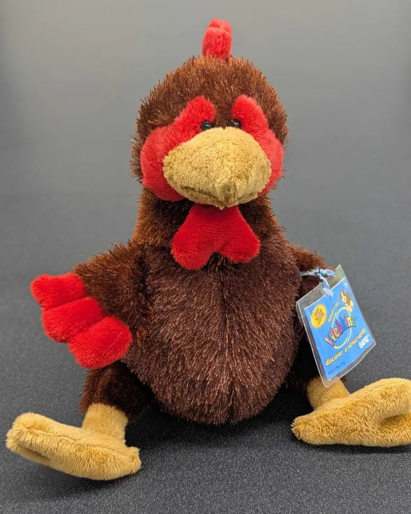 Ganz Webkinz HM346 Rooster Stuffed Animal - Code Unused & Sealed
