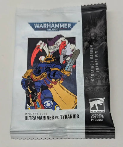 Foam Brain Mystery Loot: Warhammer 40,000 Ultramarines vs Tyranids - Enamel Pin Blind Bag