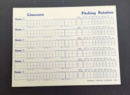 1980 Avalon Hill Baseball Strategy Board Game (Used)