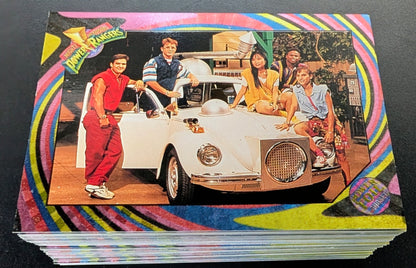 1994 Collect-a-Card Power Rangers Series 2 Power Foil (Retail Rainbow) Parallel 72 Card Set