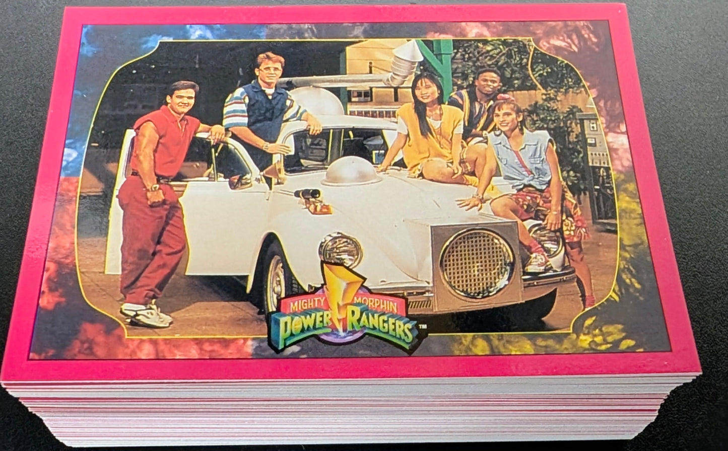 1994 Collect-a-Card Power Rangers Series 2 (Pink Retail) 72 Card Set