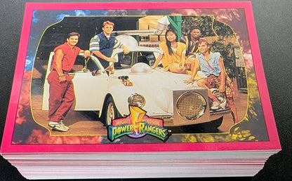 1994 Collect-a-Card Power Rangers Series 2 (Pink Retail) 72 Card Set