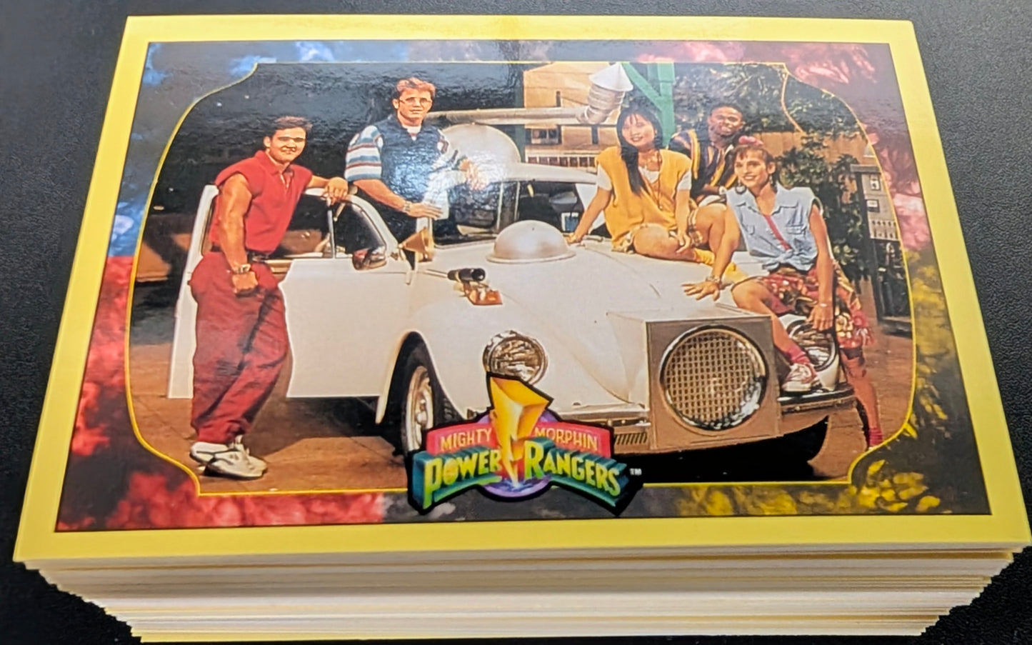 1994 Collect-a-Card Power Rangers Series 2 (Yellow Hobby) 72 Card Set