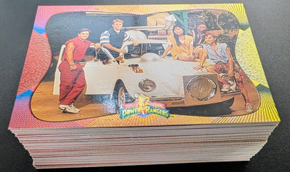1994 Collect-a-Card Power Rangers Series 2 Power Foil (Yellow Hobby) Parallel 72 Card Set