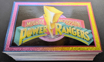 1994 Collect-a-Card Power Rangers Series 1 Complete Foil Parallel 72 Card Set