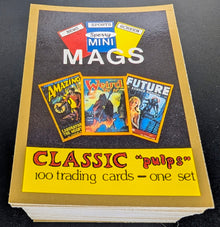 1992 Sperry Mini Mags Classic Pulps 100 Trading Cards Set