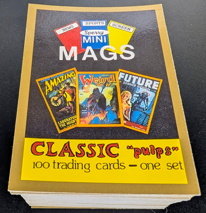 1992 Sperry Mini Mags Classic Pulps 100 Trading Cards Set
