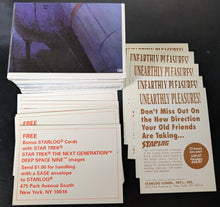 1993 Starlog Commemorative Mini-Master Set with 100 Base, 5 Promo, 6 Checklist Cards