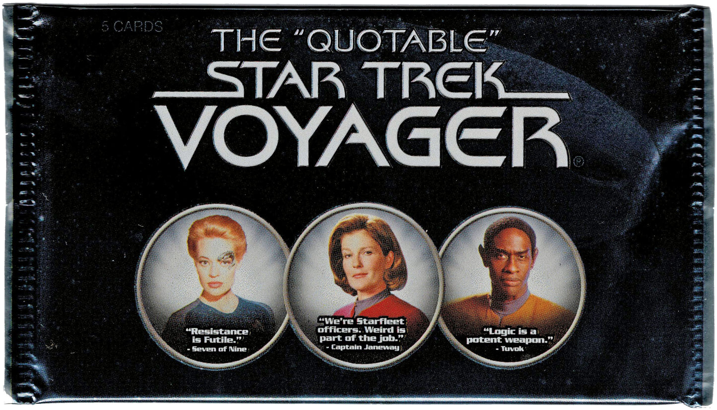 Rittenhouse 2012 The Quotable Star Trek Voyager Trading Card Pack
