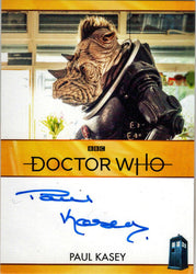 2022 Doctor Who Series 11 & 12 Paul Kasey Bordered Autograph Card