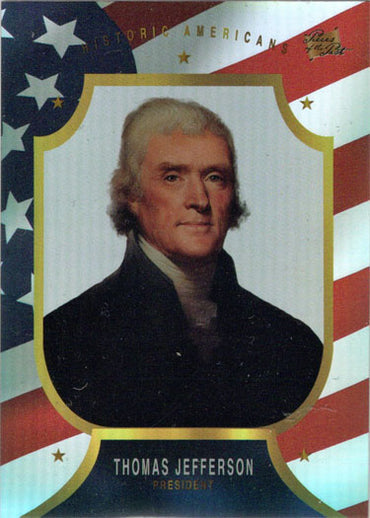 Super Break Pieces of the Past 2023 Promotional Card PT-2 Thomas Jefferson