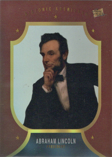 Super Break Pieces of the Past 2023 Promotional Card PT-3 Abraham Lincoln