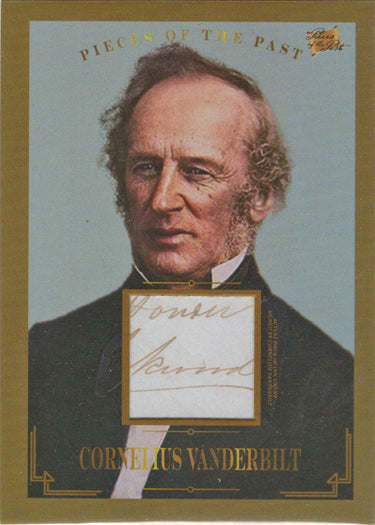 Super Break Pieces of the Past 2023 Promotional Relic Card PT-4 Cornelius Vanderbilt