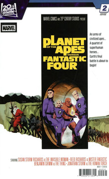 Planet Of The Apes vs. Fantastic Four #2 Davi Go Movie Homage Variant
