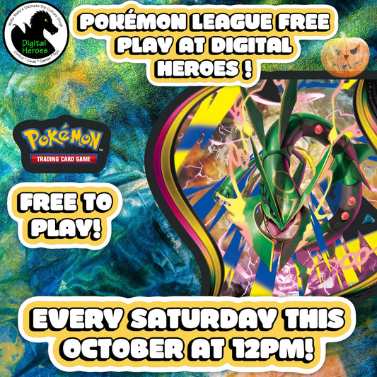 10/03/2026 12:00 PM Pokemon League Free Play Ticket