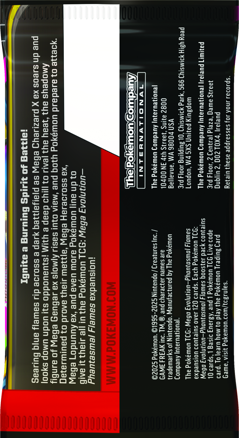 Pokemon Mega Evolution ME02: Phantasmal Flames Booster Box