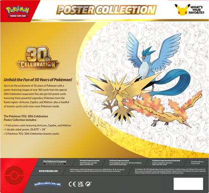 Pokemon Mega Evolution ME30: 30th Celebration Poster Collection