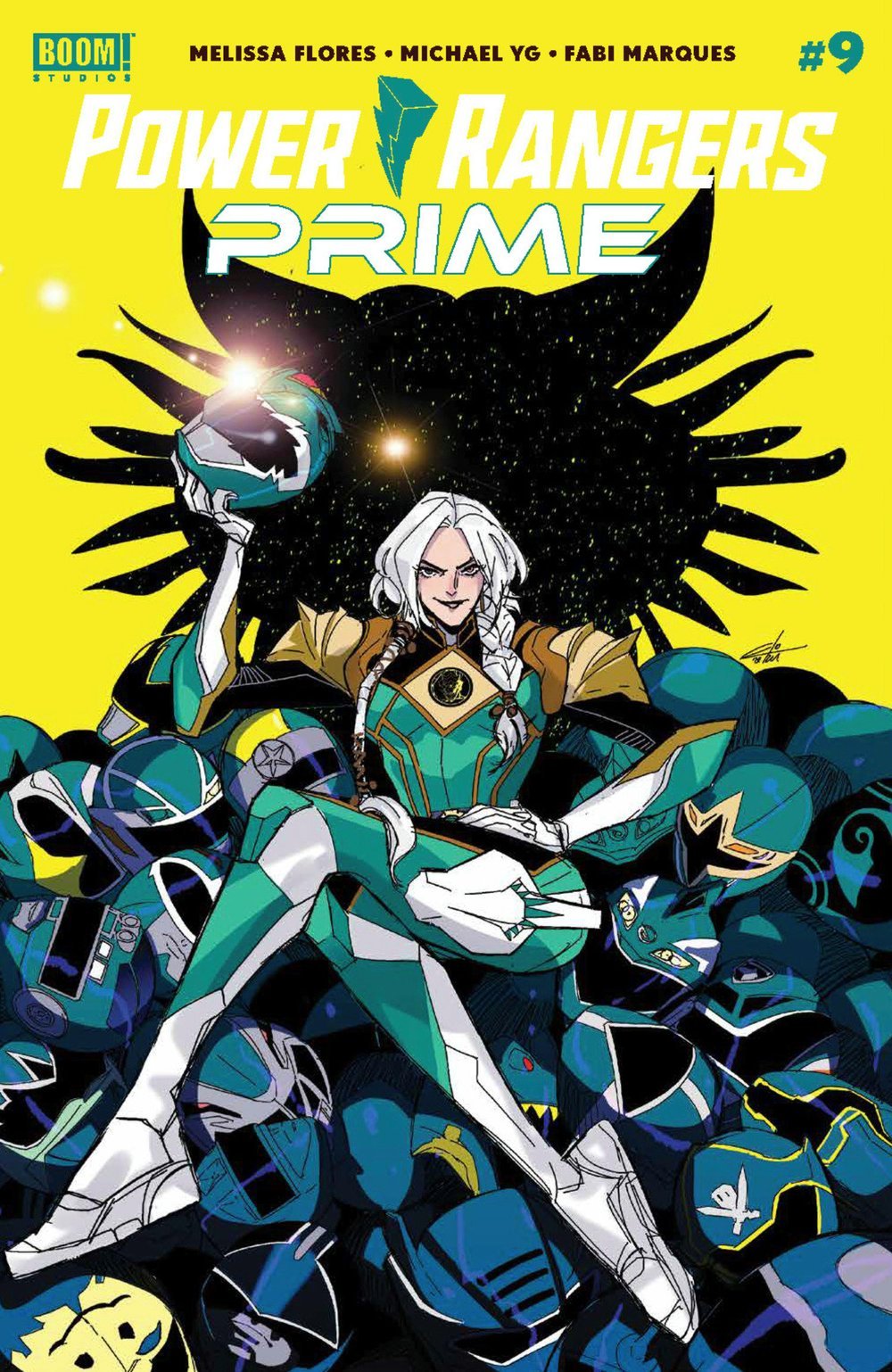 Power Rangers Prime #9 H Foc Reveal Variant (Dressed, Carlini)