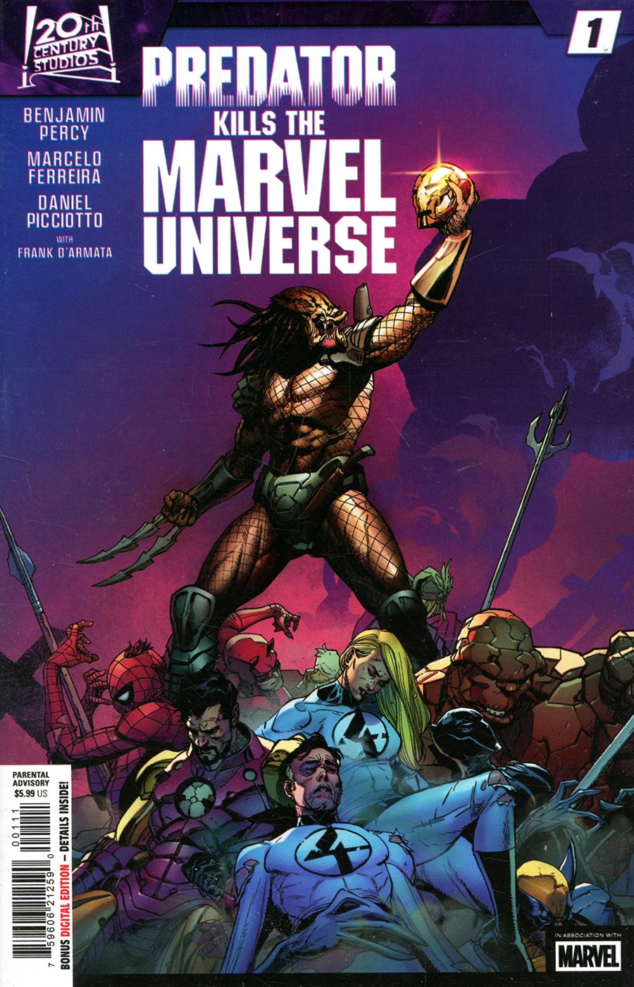 Predator Kills The Marvel Universe #1