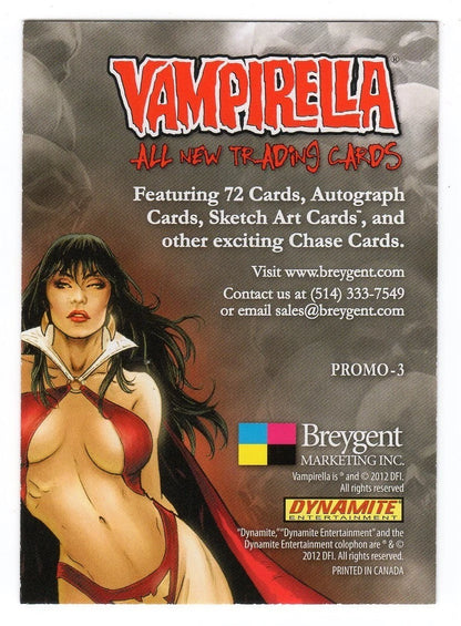 Vampirella 2012 Promo 3 Trading Card
