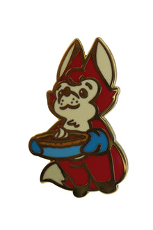 Foam Brain Pastry Pets RPG Dice & Pin Set - Pumpkin Pie Fox