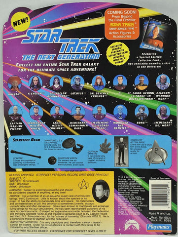 1993 Playmates Star Trek The Next Generation Q Action Figure
