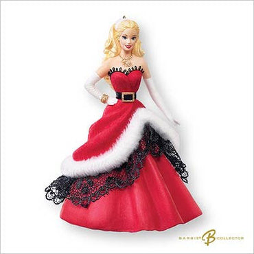 Hallmark Ornament 2007 Celebration Barbie Holiday Doll 8th