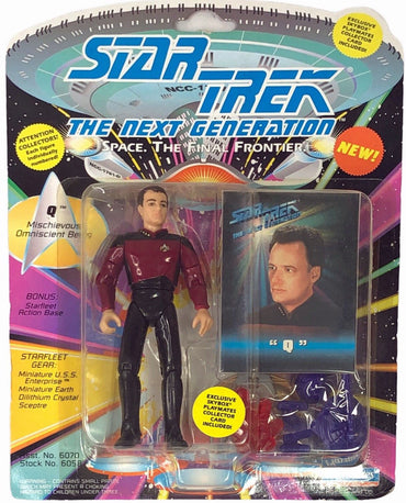 1993 Playmates Star Trek The Next Generation Q - Mischievous Omniscient Being
