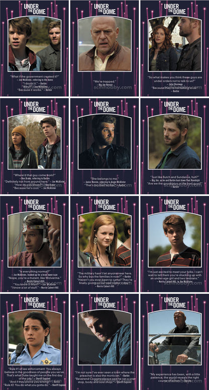 2014 Rittenhouse Under the Dome Master Set with 25 Autograph Cards