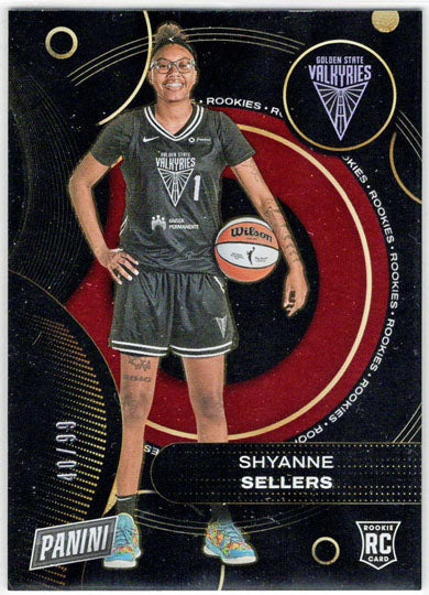 2025 Panini WNBA Player of the Day Red Parallel Card RC13 Shyanne Sellers 40/99