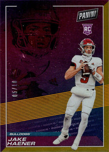 2023 Panini POTD Football Rookies Gold Foil Parallel Card RC15 Jake Haener 05/10