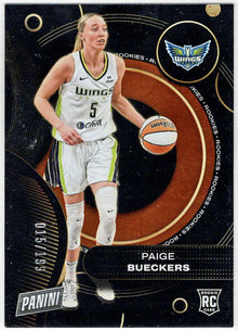 2025 Panini WNBA Player of the Day Orange Parallel Card RC1 Paige Bueckers /199