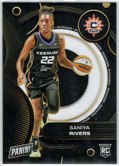 2025 Panini WNBA Player of the Day Rookie Card RC7 Saniya Rivers
