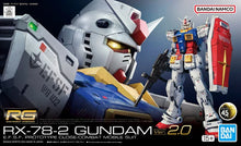 Bandai Mobile Suit Gundam RX-78-2 Version 2.0 Real Grade 1:144 Scale Model Kit