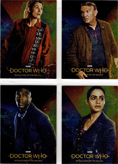2022 Doctor Who Series 11 & 12 Revolution Of The Daleks Four Card Set ROTD-1-4