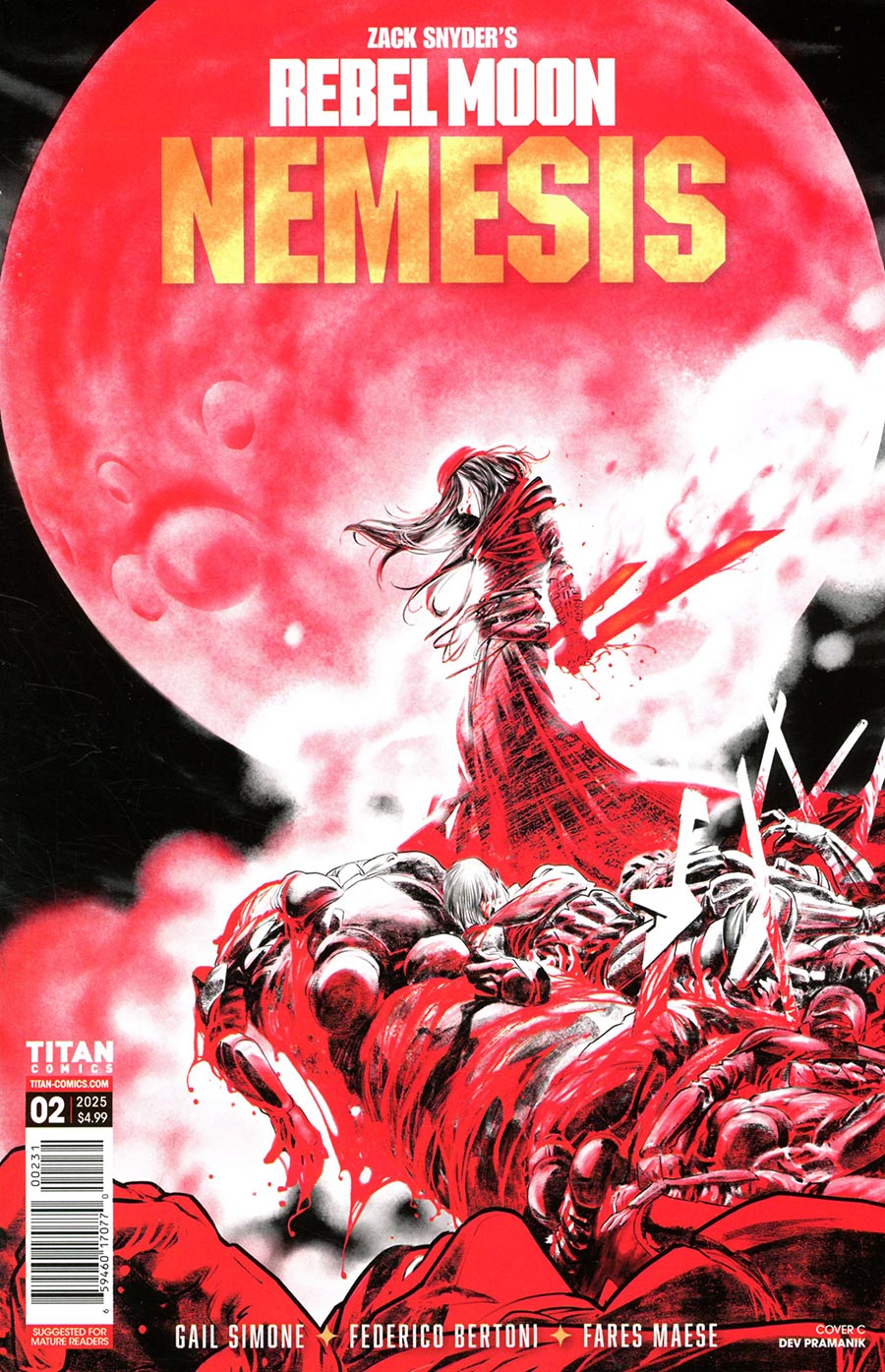 Rebel Moon Nemesis #2 (Of 4) Cover C Dev Pramanik Variant