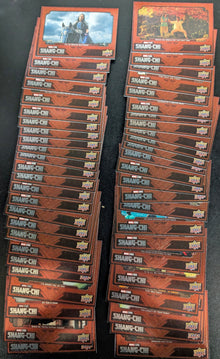 2022 Upper Deck Marvel Shang-Chi Complete 50 Card Red Parallel Set