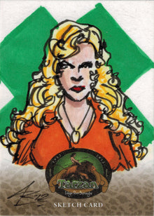 Tarzan 100th Anniversary Sketch Card by Jason Roussel