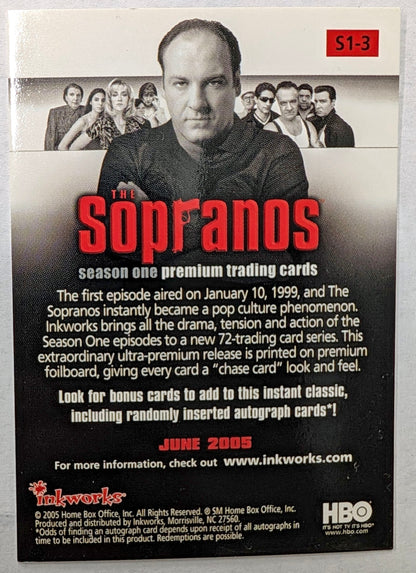 Sopranos Season 1 S1-3 Convention Exclusive Promo Card